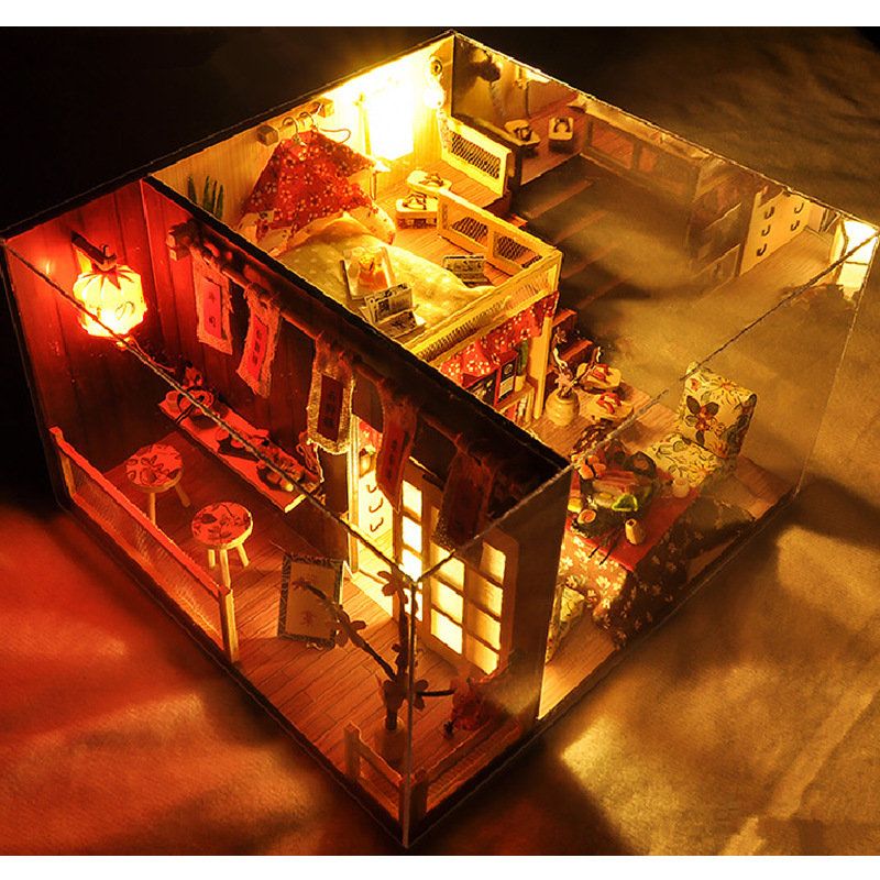 Diy Setovi Sakura Monogatari Kuća S Led+poklopcem Model Kućnog Namještaja