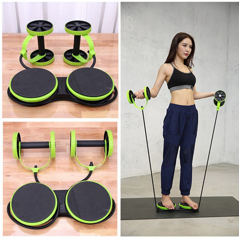 Double Wheel Ab Roller Sport Core Fitness Oprema Za Vježbe Trbušnih Mišića Trenažer Za Mršavljenje Struka Trenažeri Za Trbušne Mišiće Kod Kuće U Teretani