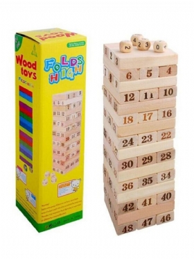 Društvene Igre Domino Toranj Igra Stablo Drvene Igračke Za Djecu Edukativne Poklon Za