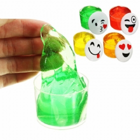 Emoji Face Slime Cup Boca Crystal Mud Random Kids Adults Dar Za Ublažavanje Stresa Igračka Za Dekompresiju