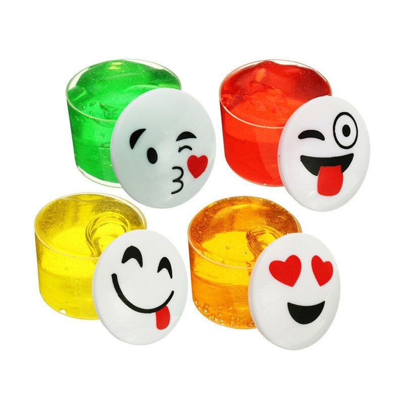 Emoji Face Slime Cup Boca Crystal Mud Random Kids Adults Dar Za Ublažavanje Stresa Igračka Za Dekompresiju