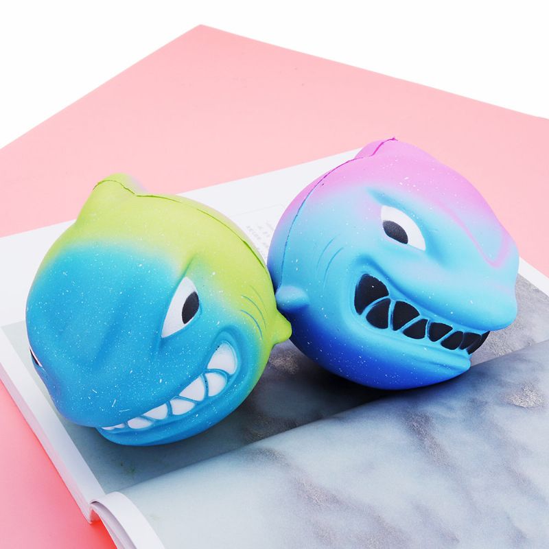 Fierce Shark Squishy Slow Rising Toy Poklon Zbirka S Pakiranjem