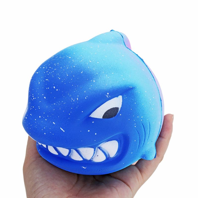 Fierce Shark Squishy Slow Rising Toy Poklon Zbirka S Pakiranjem