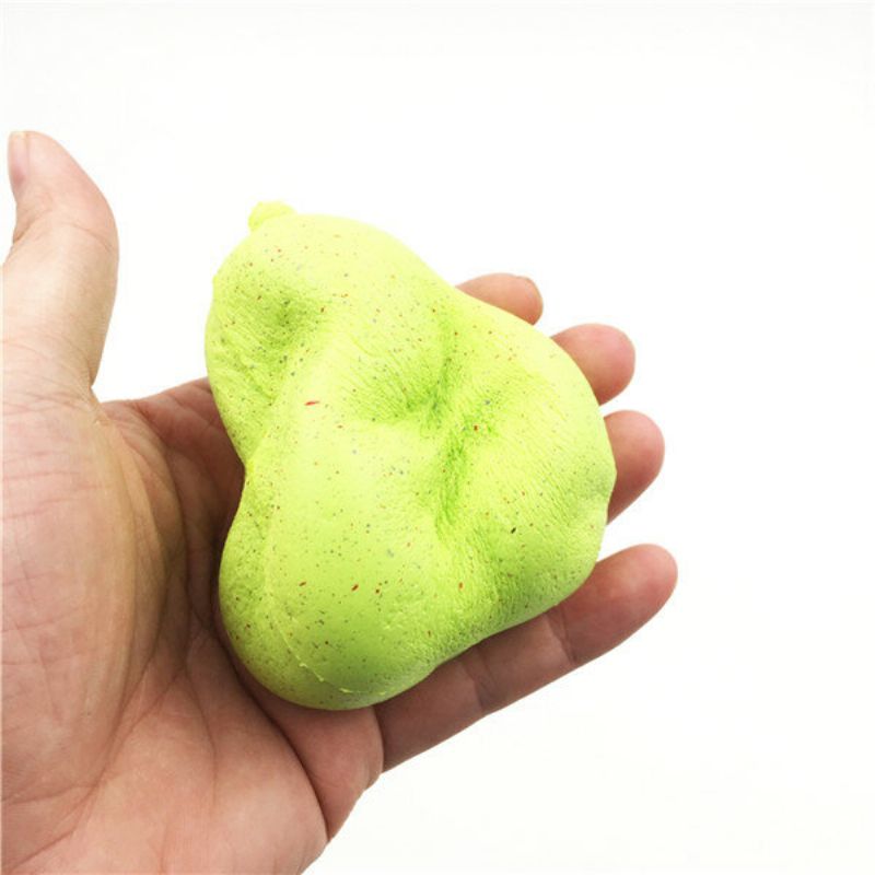 Giggle Bread Squishy Pear 8.5 cm Slow Rising Original Ambalaža Fruit Collection Poklon Decor