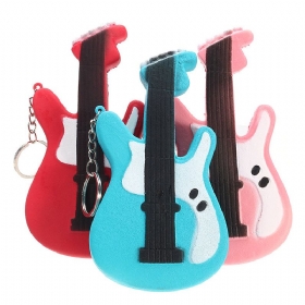 Gitara Squishy Slow Rising Toy Tag Soft Cute Collection Poklon Ukrasna Igračka