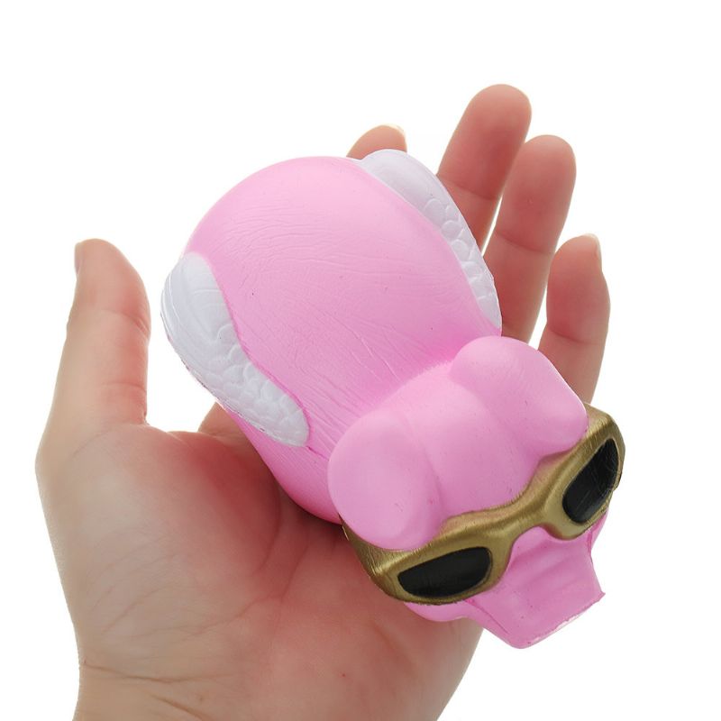 Glasses Piggy Squishy Slow Rising With Packaging Collection Poklon Mekana Igračka