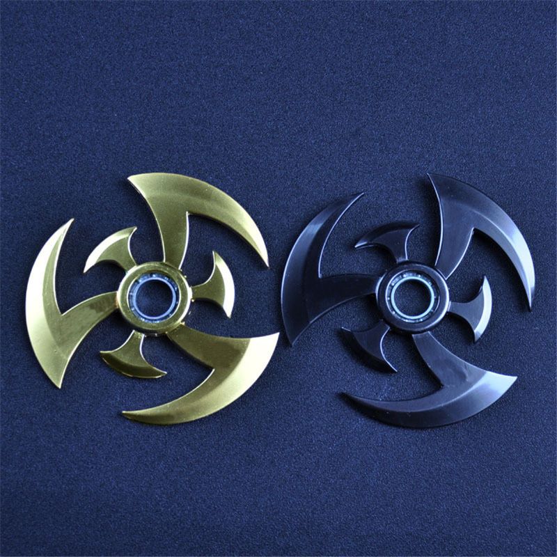 Gold Hand Spinner Kids Adult Finger Spiral Bearing Fidget Edc Stocking Desk Toy