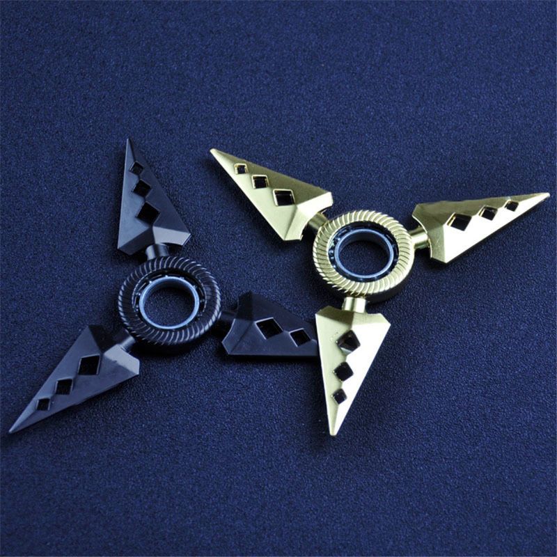 Gold Hand Spinner Kids Adult Finger Spiral Bearing Fidget Edc Stocking Desk Toy