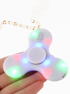 Hand Spinner Naplativ Music Led Fidget Finger Focus Reduce Stress Gadget