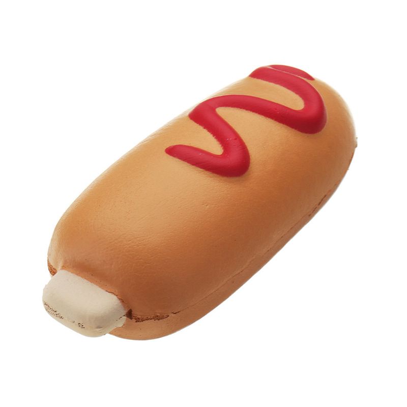 Hot Dog Squishy Mekana Igračka Slow Rising Bun Kawaii Crtić Poklon Zbirka