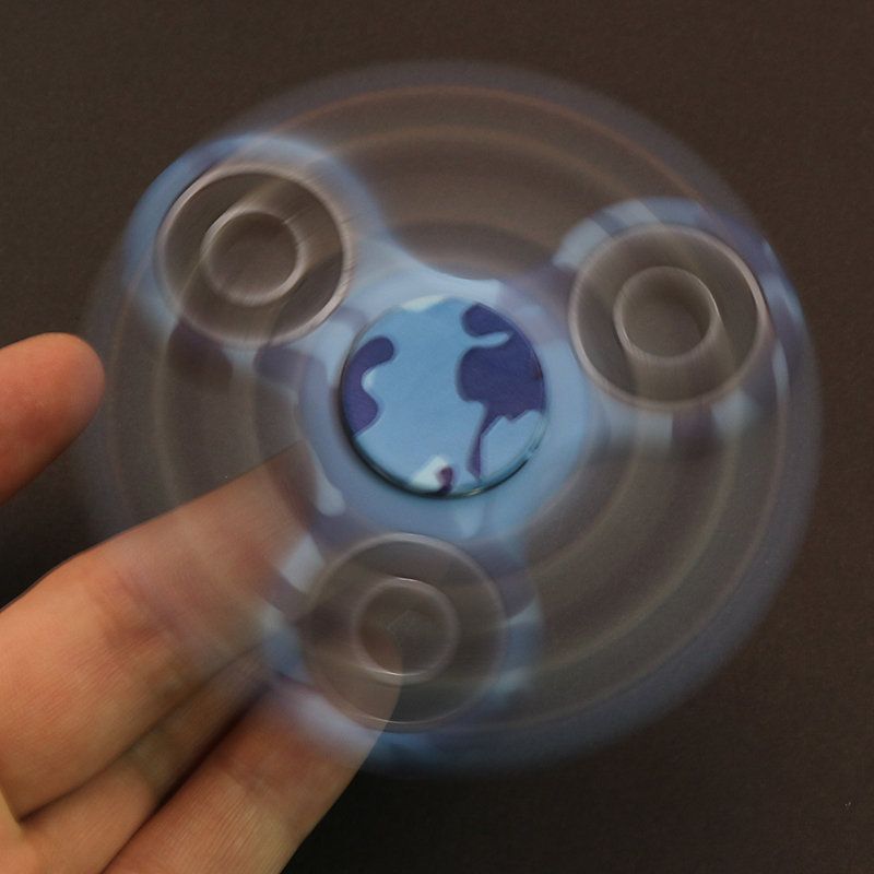 Kamuflažni Rotirajući Fidget Hand Spinner Adhd Autizam Vrhovi Prstiju Prsti Žiroskop Smanjenje Stresa