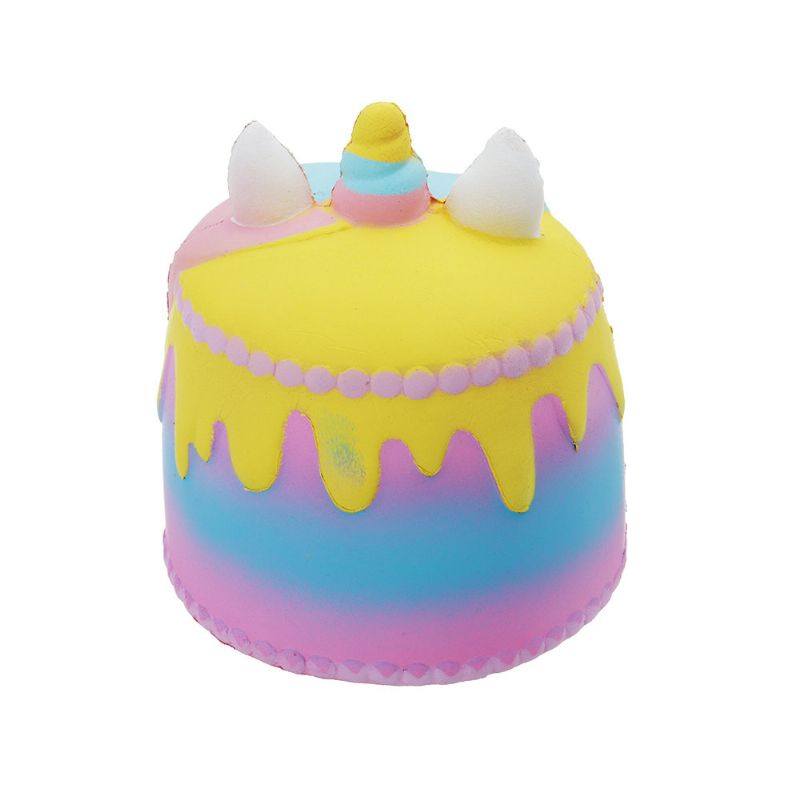 Kawaii Crown Cake Squishy Cute Soft Solw Rising Toy Crtić Poklon Zbirka S Pakiranjem