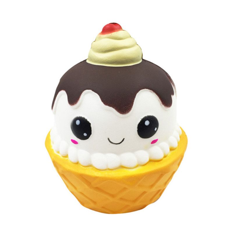 Kawaii Emoji Šalica Za Sladoled Squishy Slow Rising Toy Slatka Lutka