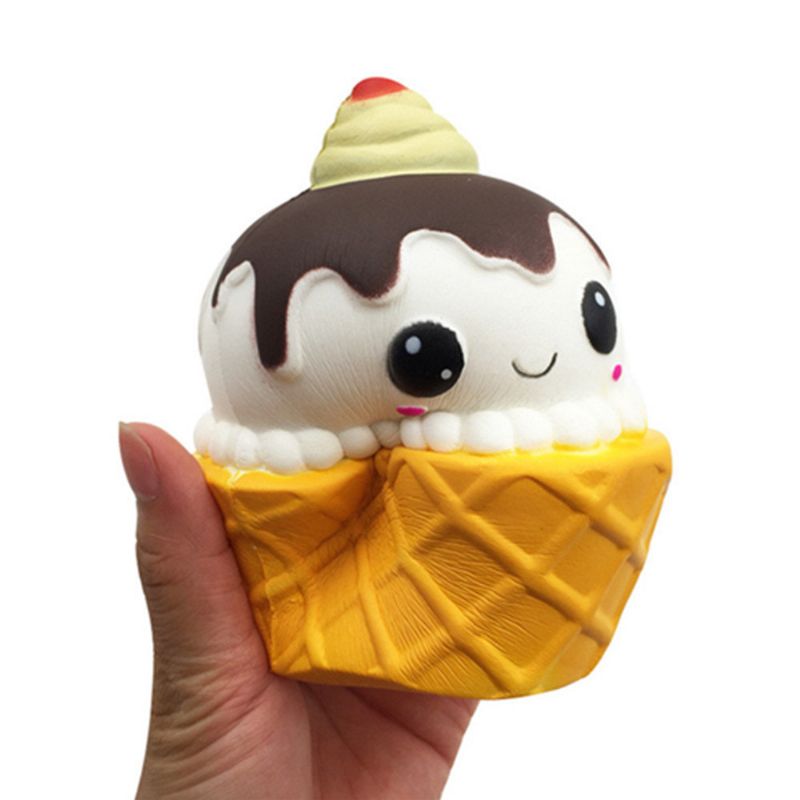 Kawaii Emoji Šalica Za Sladoled Squishy Slow Rising Toy Slatka Lutka