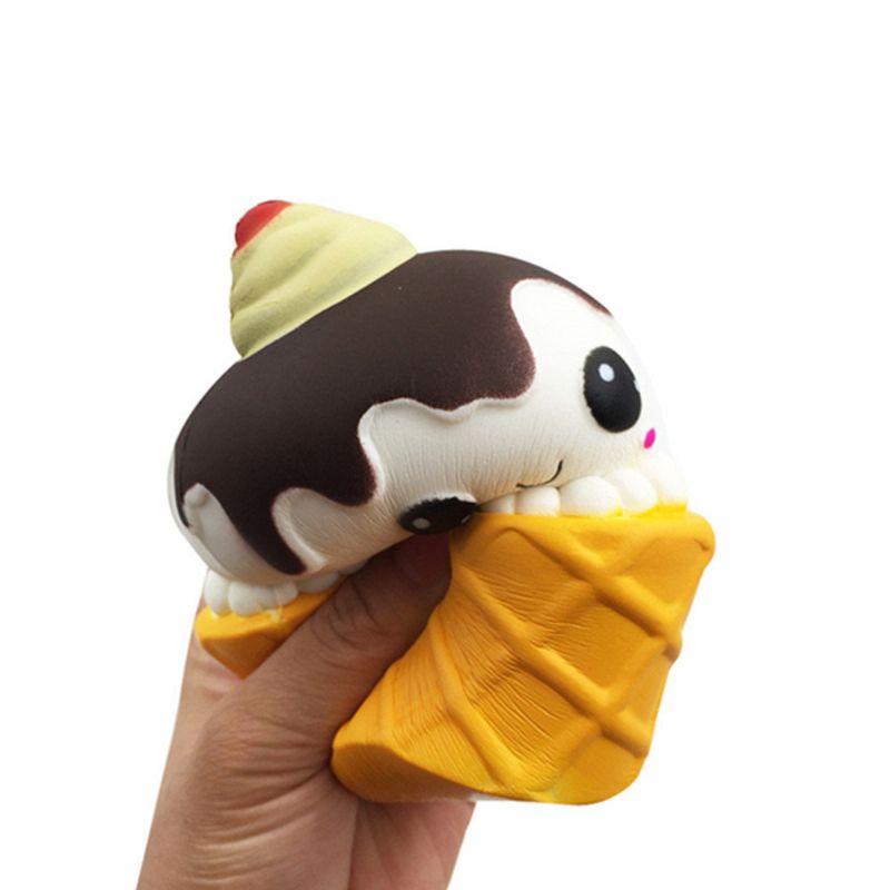 Kawaii Emoji Šalica Za Sladoled Squishy Slow Rising Toy Slatka Lutka