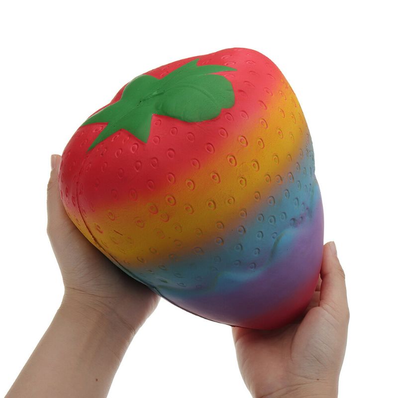 Kawaii Ogromna Jagoda Slatka Mekana Divovska Solw Rising Igračka S Pakiranjem