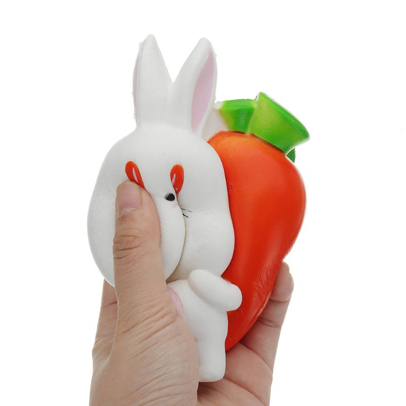 Kawaii Radish Rabbit Squishy Igračka Koja Se Sporo Diže S Pakiranjem Poklon Za Kolekciju