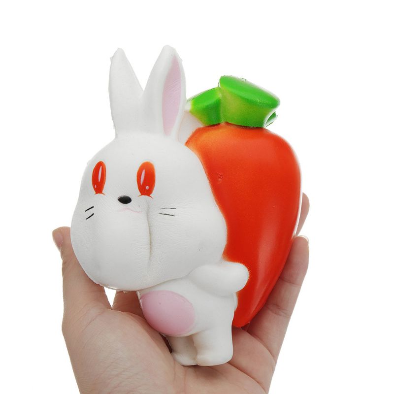 Kawaii Radish Rabbit Squishy Igračka Koja Se Sporo Diže S Pakiranjem Poklon Za Kolekciju