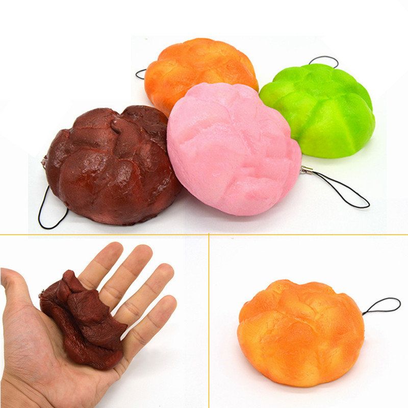 Kawaii Squishy Puff 9cm Nasumičnim Bojama Torba Za Telefon S Privjeskom Za Privjesak