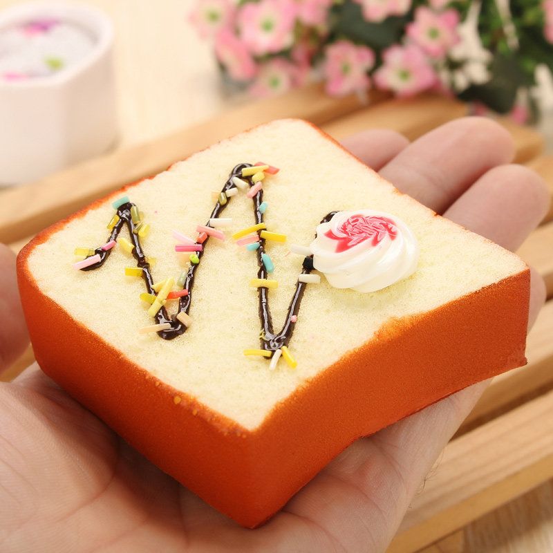 Kawaii Squishy Simulacija Igračke Toast Magnet Za Hladnjak Dekoracija Poklon