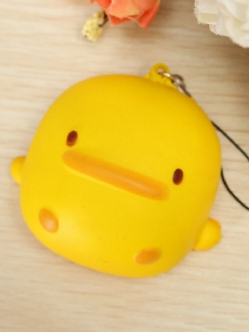 Kawaii Squishy Yellow Duck Mekana Slatka Torbica Za Remen Igračka Na Dar