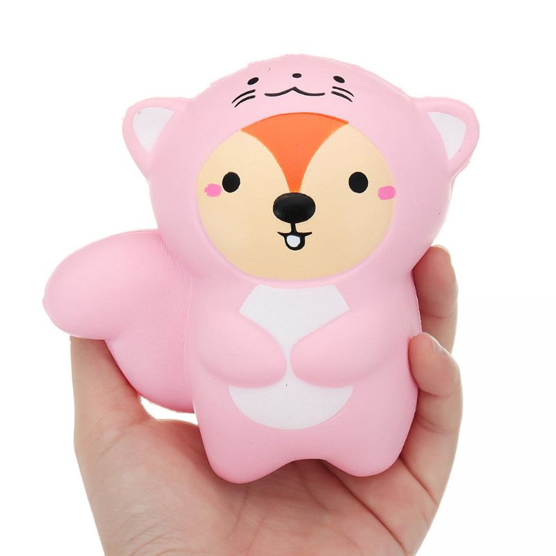 Kawaii Tail Bear Squishy Slow Rising With Packaging Collection Poklon Mekana Igračka