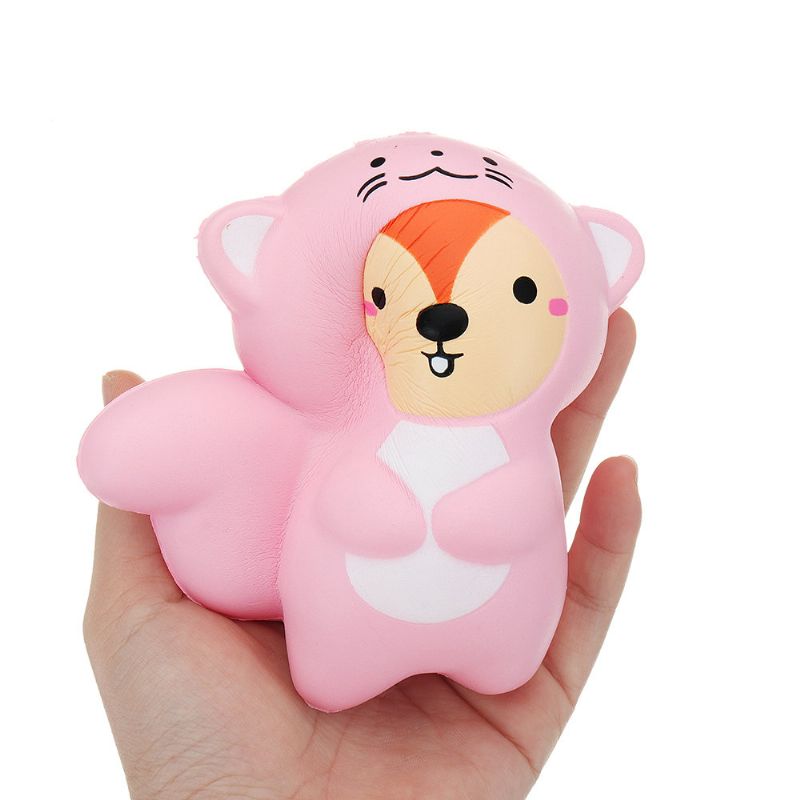 Kawaii Tail Bear Squishy Slow Rising With Packaging Collection Poklon Mekana Igračka