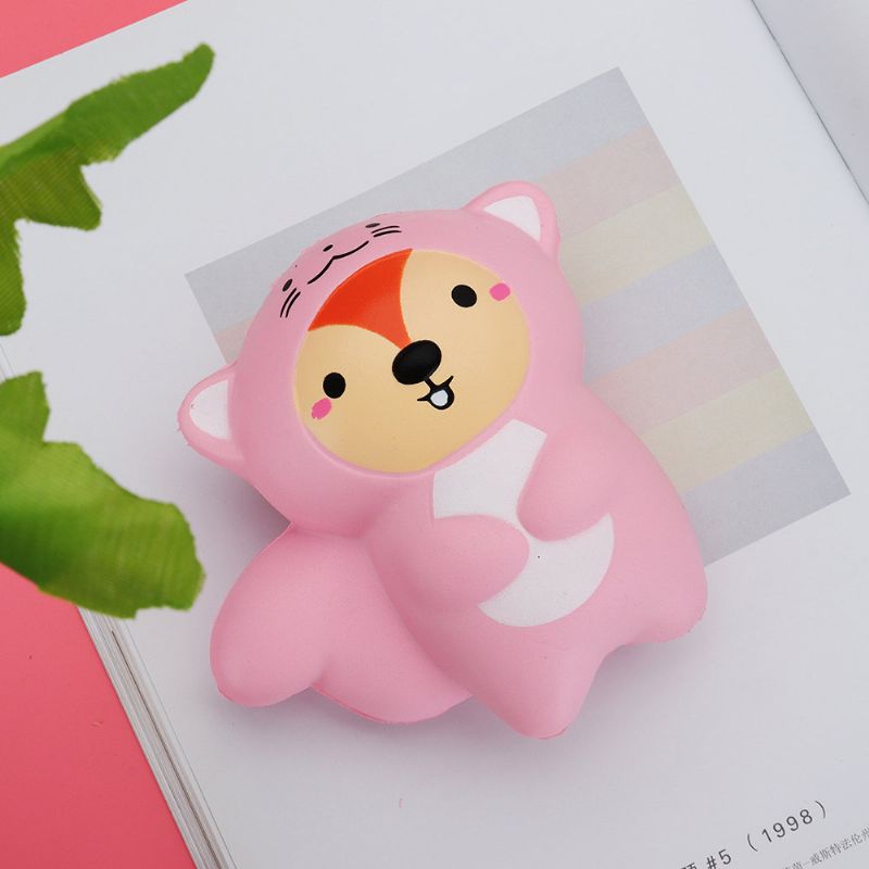 Kawaii Tail Bear Squishy Slow Rising With Packaging Collection Poklon Mekana Igračka