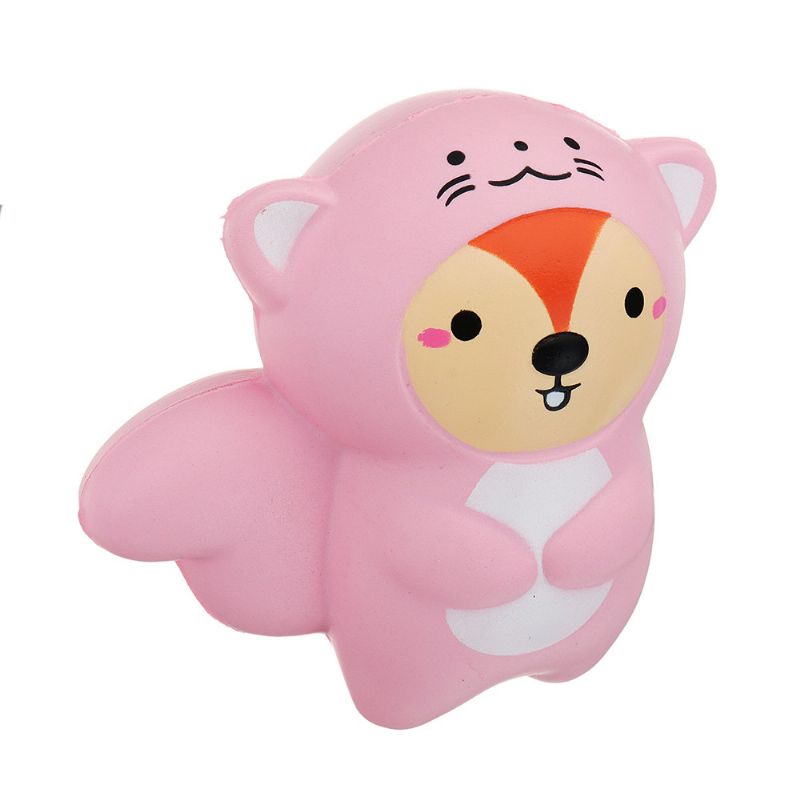 Kawaii Tail Bear Squishy Slow Rising With Packaging Collection Poklon Mekana Igračka