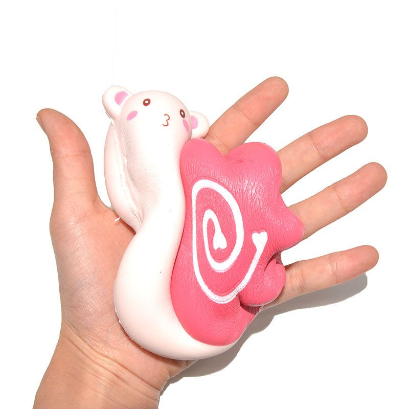Kiibru Squishy Snail Jumbo 12 cm Slow Rising Scented Original Packaging Collection Dar Decor Toy