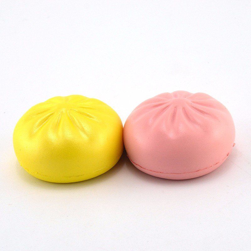 Kiibru Squishy Toy Bun Pink Yellow Lanac Torba Za Telefon Remen Poklon Dekor