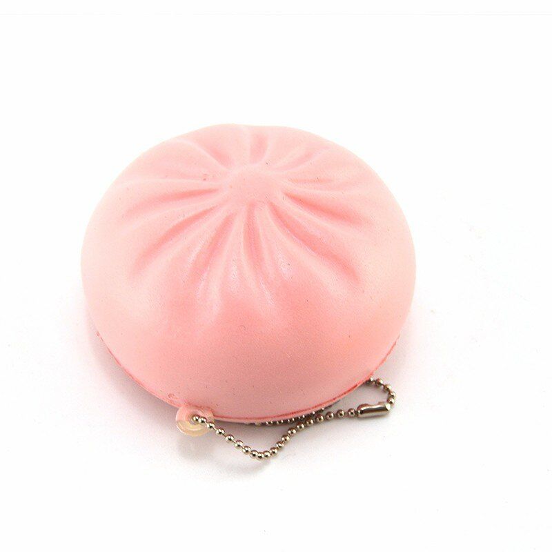 Kiibru Squishy Toy Bun Pink Yellow Lanac Torba Za Telefon Remen Poklon Dekor