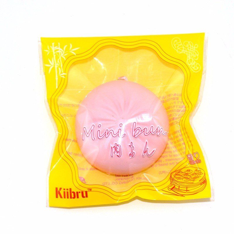 Kiibru Squishy Toy Bun Pink Yellow Lanac Torba Za Telefon Remen Poklon Dekor