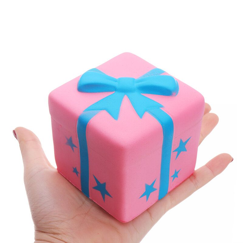 Kutija Za Poklon Torta Squishy Igračka Remen Za Telefon 7.5 cm Sporo Raste S Pakiranjem Kolekcija Mekana