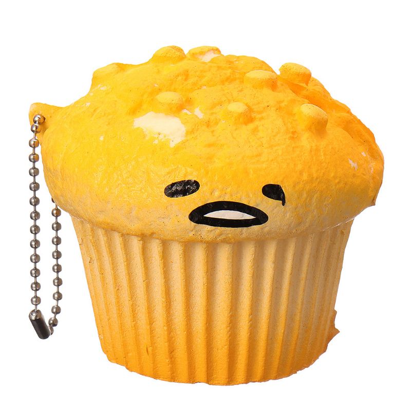 Lazy Egg Cupcake Squishy Igračka Koja Se Sporo Diže S Pakiranjem