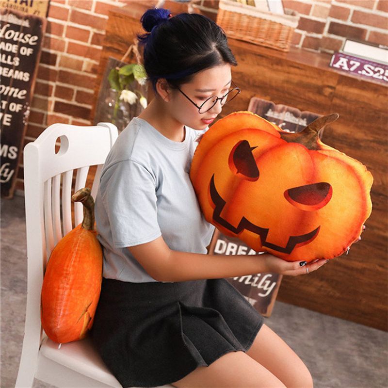 Led Halloween Jastuk Od Bundeve Kućni Ukrasni Dječji Poklon Mekana Pp Pamučna Plišana Igračka