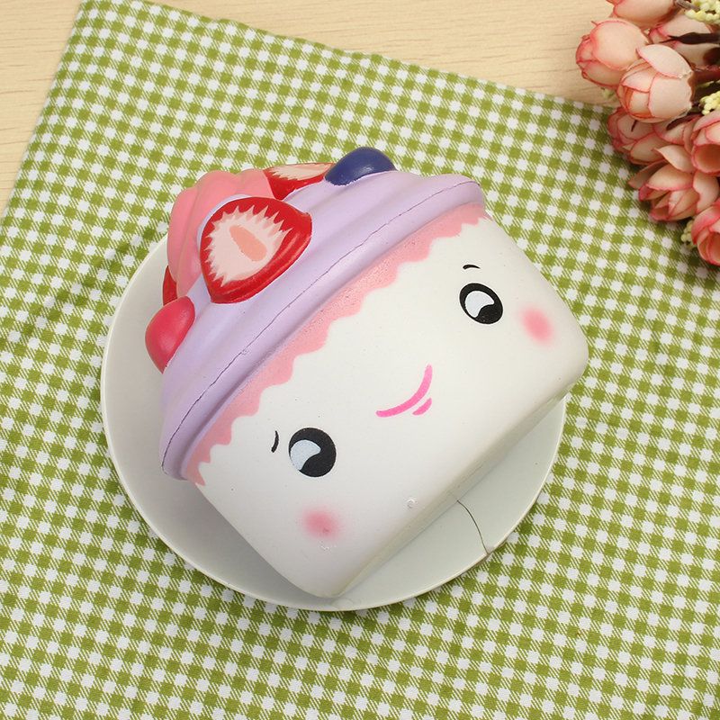 Leilei Squishy Jagoda Voće Sladoled Cupcake Slow Rising Original Ambalaža Kolekcija Poklon
