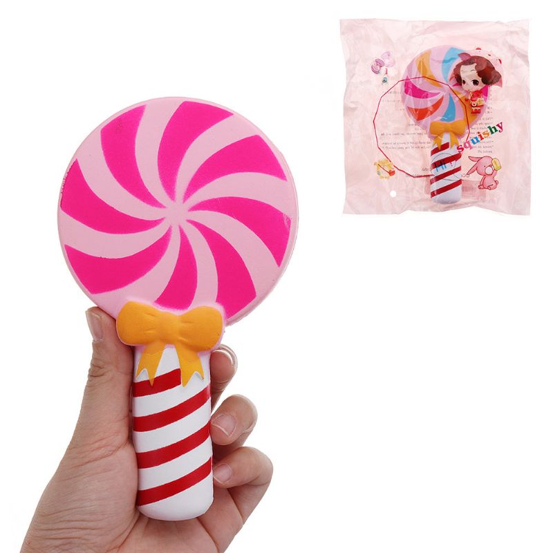 Lollipop Squishy Slow Rising Igračka Poklon Dekor S Pakiranjem