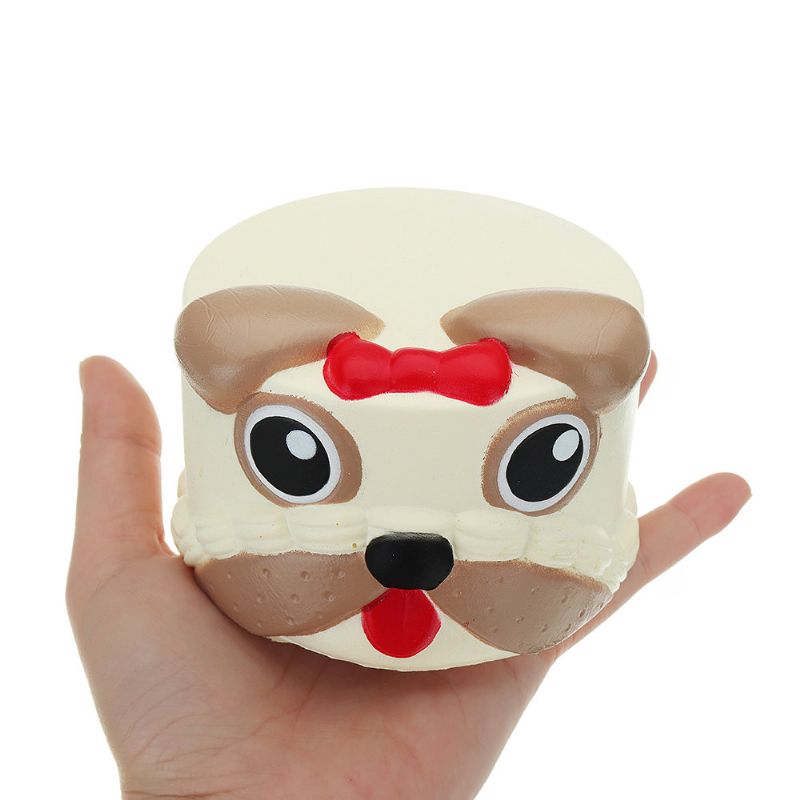 Mekana Igračka Dog Head Squishy Koja Se Sporo Diže S Pakiranjem Poklon Kolekciji