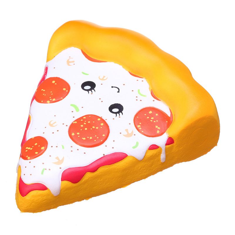 Mekana Igračka Smiley Face Pizza Squishy S Originalnim Pakiranjem