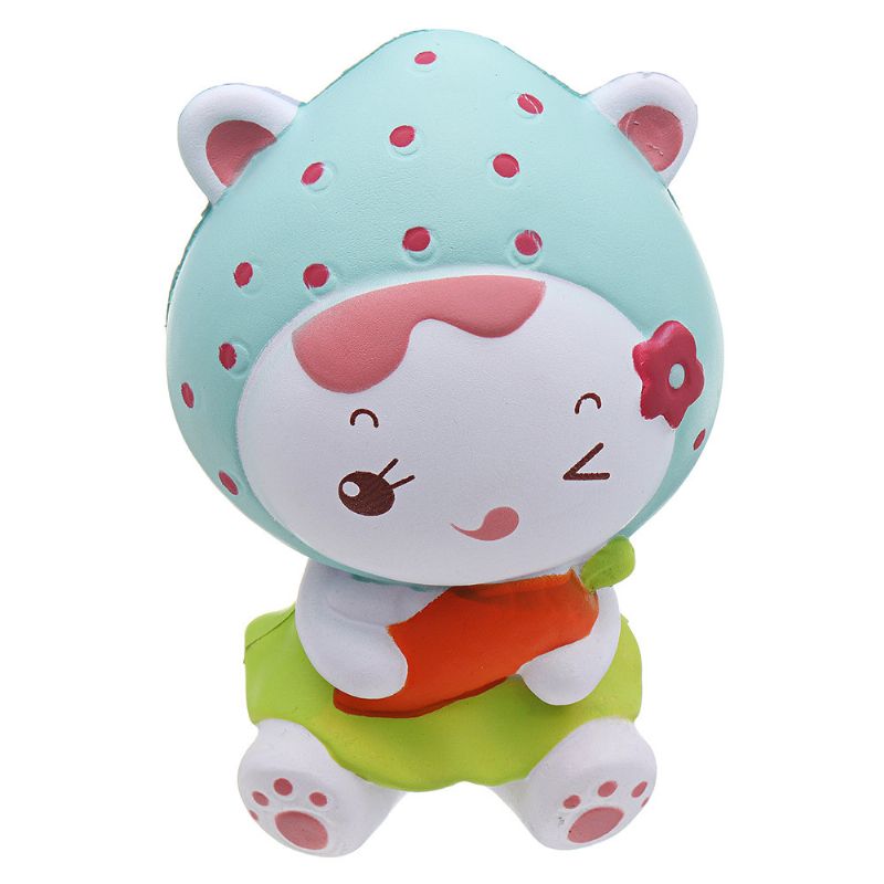 Mekana Igračka Strawberry Girl Squishy Slow Rising With Packaging Collection Gift