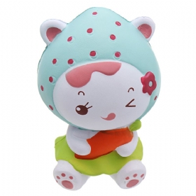 Mekana Igračka Strawberry Girl Squishy Slow Rising With Packaging Collection Gift