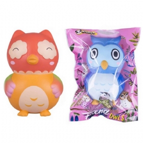 Owl Squishy Slow Rising Kolekcija Poklon S Pakiranjem