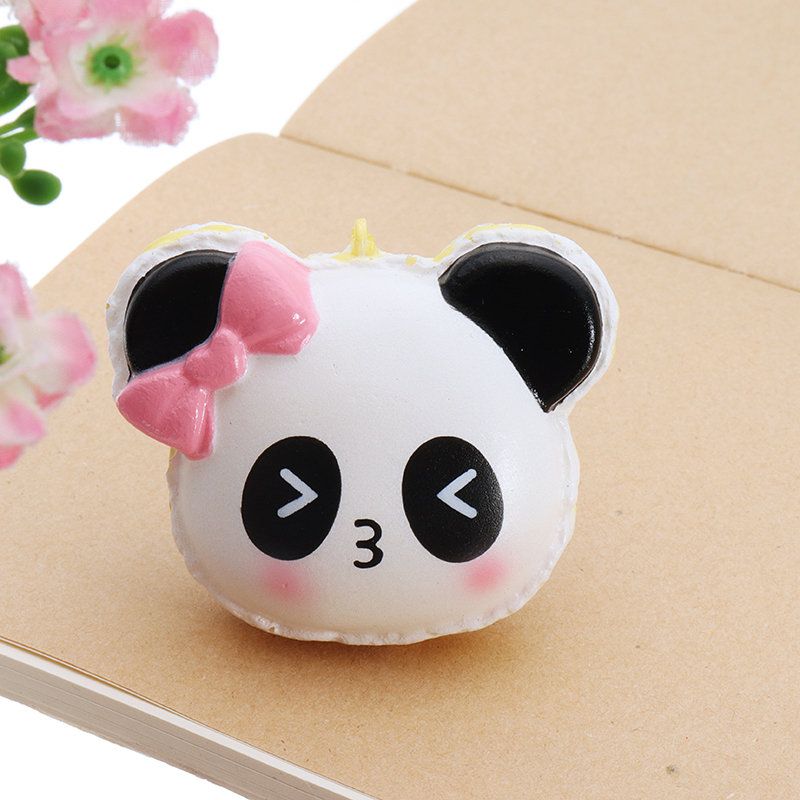 Panda Face Head Squishy Slow Rising With Packaging Collection Poklon Mekana Igračka