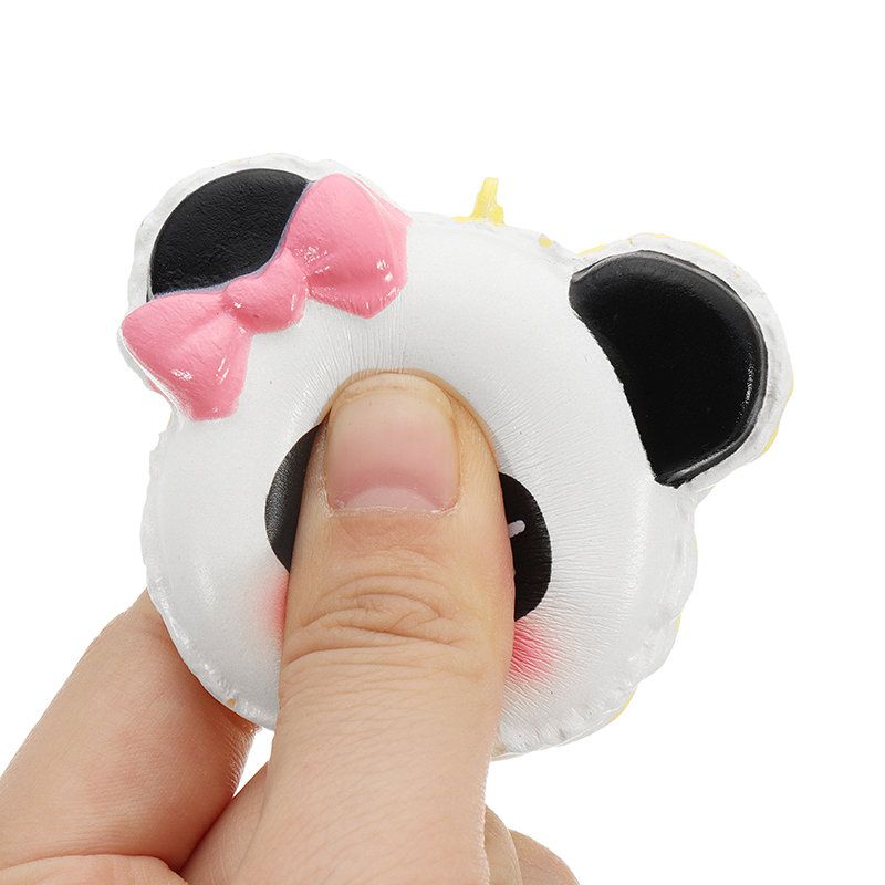 Panda Face Head Squishy Slow Rising With Packaging Collection Poklon Mekana Igračka