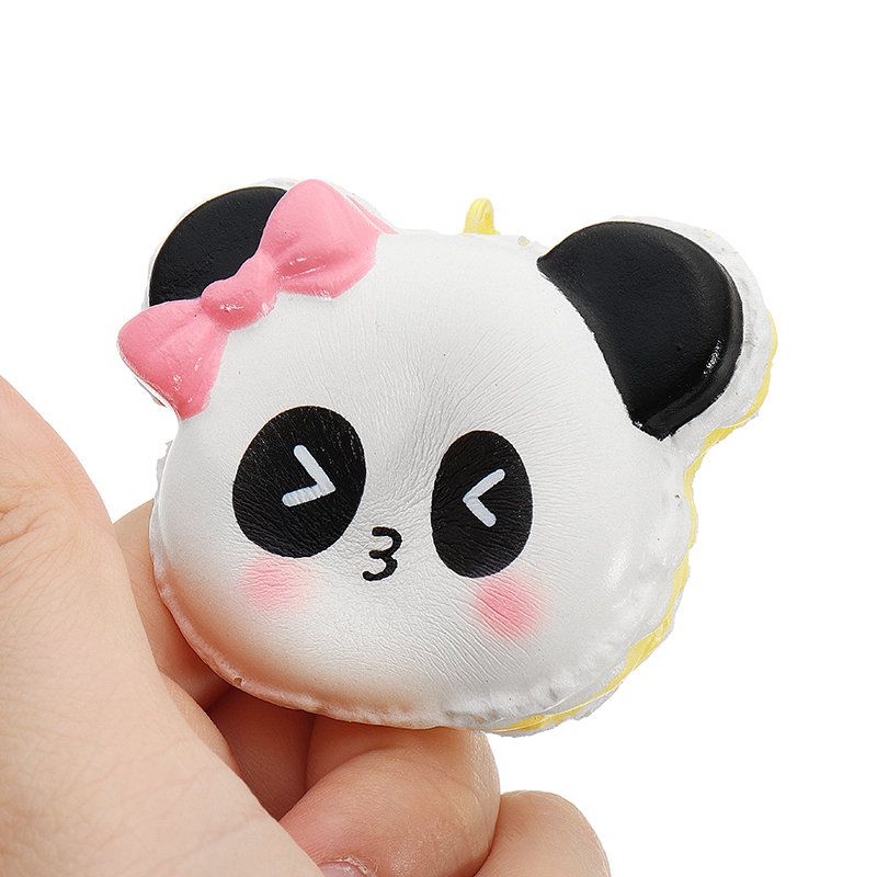 Panda Face Head Squishy Slow Rising With Packaging Collection Poklon Mekana Igračka