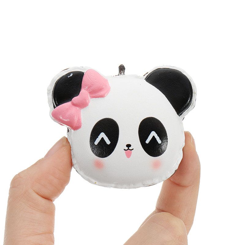 Panda Face Head Squishy Slow Rising With Packaging Collection Poklon Mekana Igračka