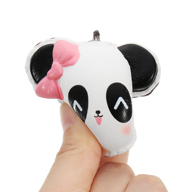 Panda Face Head Squishy Slow Rising With Packaging Collection Poklon Mekana Igračka