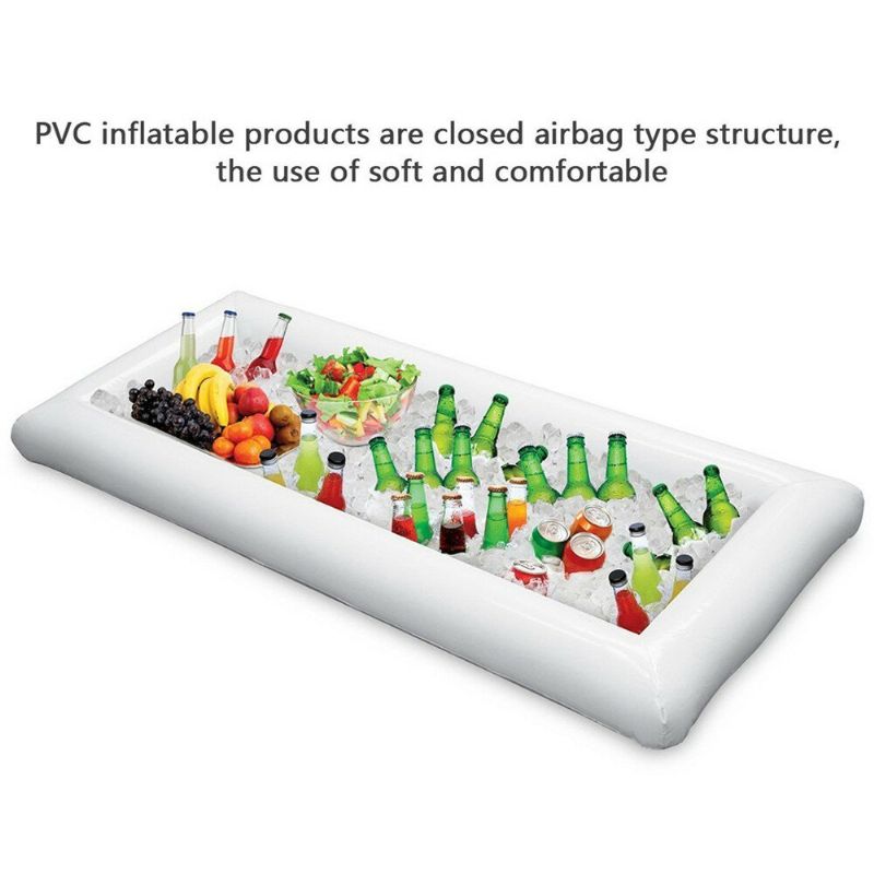Pvc Ledeni Bar Na Napuhavanje Tanjur Za Salatu Za Zabavu Na Vodi Držač Za Čaše Na