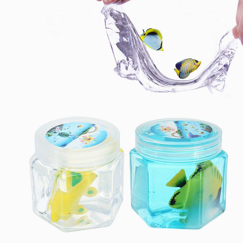 Sea Creatures Crystal Slime Diy Transparent Putty Antistress